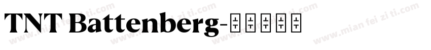 TNT Battenberg字体转换